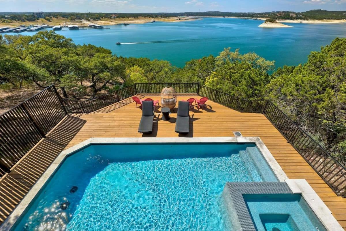 Atlantis On Lake Travis Pool Hot Tub Dock Βίλα Leander Εξωτερικό φωτογραφία