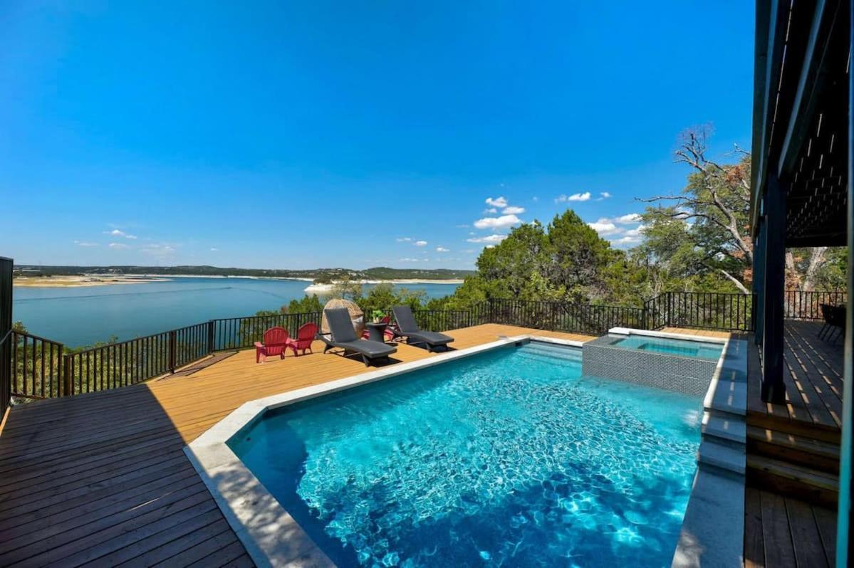 Atlantis On Lake Travis Pool Hot Tub Dock Βίλα Leander Εξωτερικό φωτογραφία