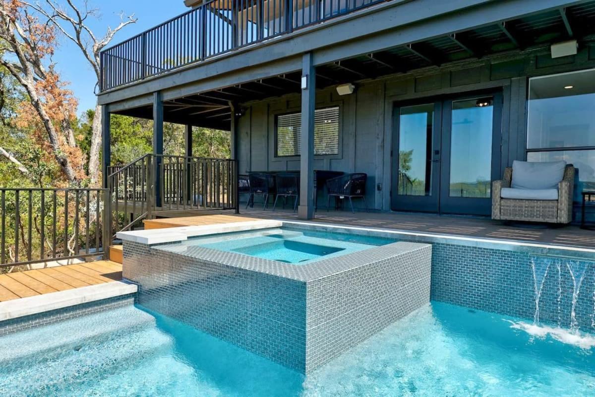 Atlantis On Lake Travis Pool Hot Tub Dock Βίλα Leander Εξωτερικό φωτογραφία